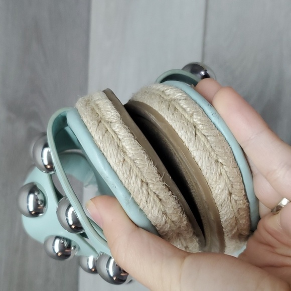 Marc Fisher Women Prisca Espadrille Leather Sandals platform shoes sz 6M - Picture 11 of 12